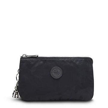 Kipling Creativity Large Klassieke Pouch Tassen Zwart | BE 2073TC